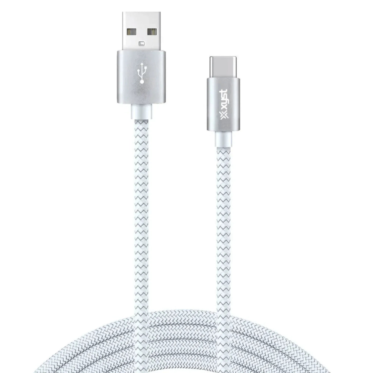 Xyst Charge and Sync USB to USB-C Braided Cable 10Ft - Trustymall