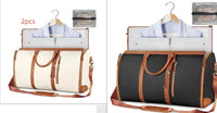 Large Capacity Travel Duffle Bag Women's Handbag Folding Suit Bag Waterproof Clothes Totes - Trustymall