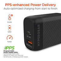 HyperGear SpeedBoost 25W USB-C PD + 12W USB Fast Wall Charger with PPS - Trustymall