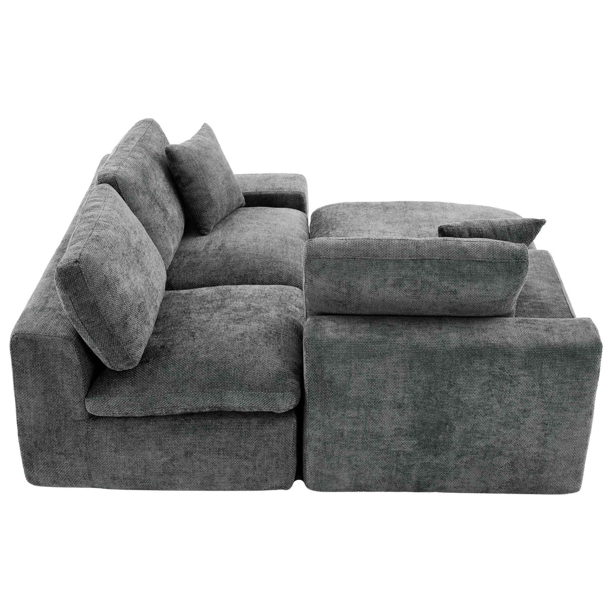 Cloud Sectional Sofa 107.9' Upholstered Sofa Couch with Double-layer