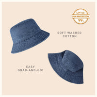 Classic Cotton Bucket Hat for Summer – Lightweight Cotton Sun Hat