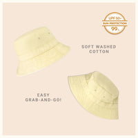Classic Cotton Bucket Hat for Summer – Lightweight Cotton Sun Hat