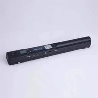 Handheld portable scanner scanning a paper document with high definition clarity