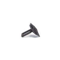 Black Geometric Cocktail Ring shown from front side on plain background.