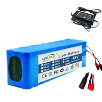Blue 48V 90Ah Lithium-Ion Battery Pack with Charger