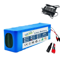 Blue 48V 90Ah Lithium-Ion Battery Pack with Charger