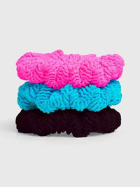 Crinkle Hair Scrunchie 3 Piece Set