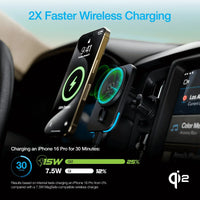 Naztech MagLock CAR 15W Magnetic Wireless Fast Charging Vent Mount - Trustymall