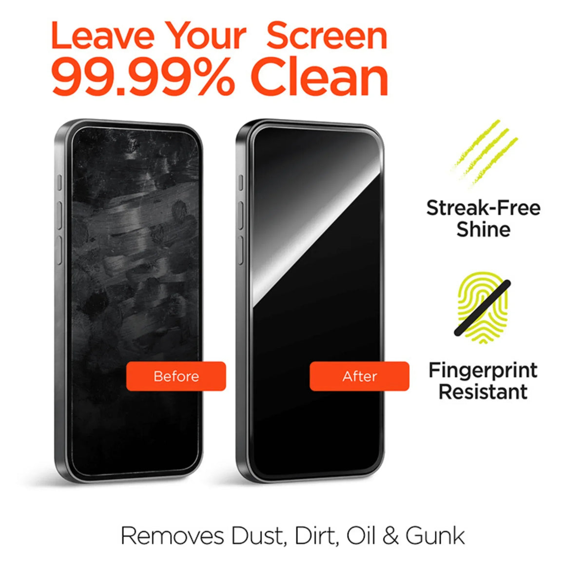 HyperGear ScreenWhiz Screen Cleaning Wipes and Cloth Kit - Trustymall