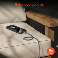 HyperGear Flexi PRO USB-C to Lightning Cable 6ft - Trustymall