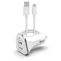 HyperGear Hi-Power Dual USB 3.4A Car Charger for iPhone 15 Androids - Trustymall
