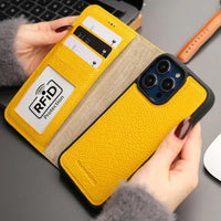 Casper iPhone 16 Pro Wallet Case Leather MagSafe
