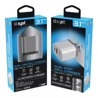 Xyst 3.4-Amp Dual USB Wall Charger with USB Port and USB Type-C Port - Trustymall