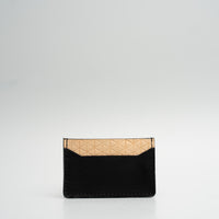 Leather card holder - Geometric Net