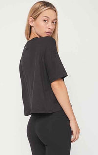 Cozy Boxy Tee - Purple Lace