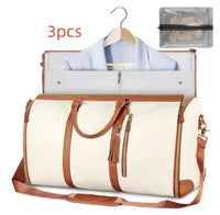 Large Capacity Travel Duffle Bag Women's Handbag Folding Suit Bag Waterproof Clothes Totes - Trustymall