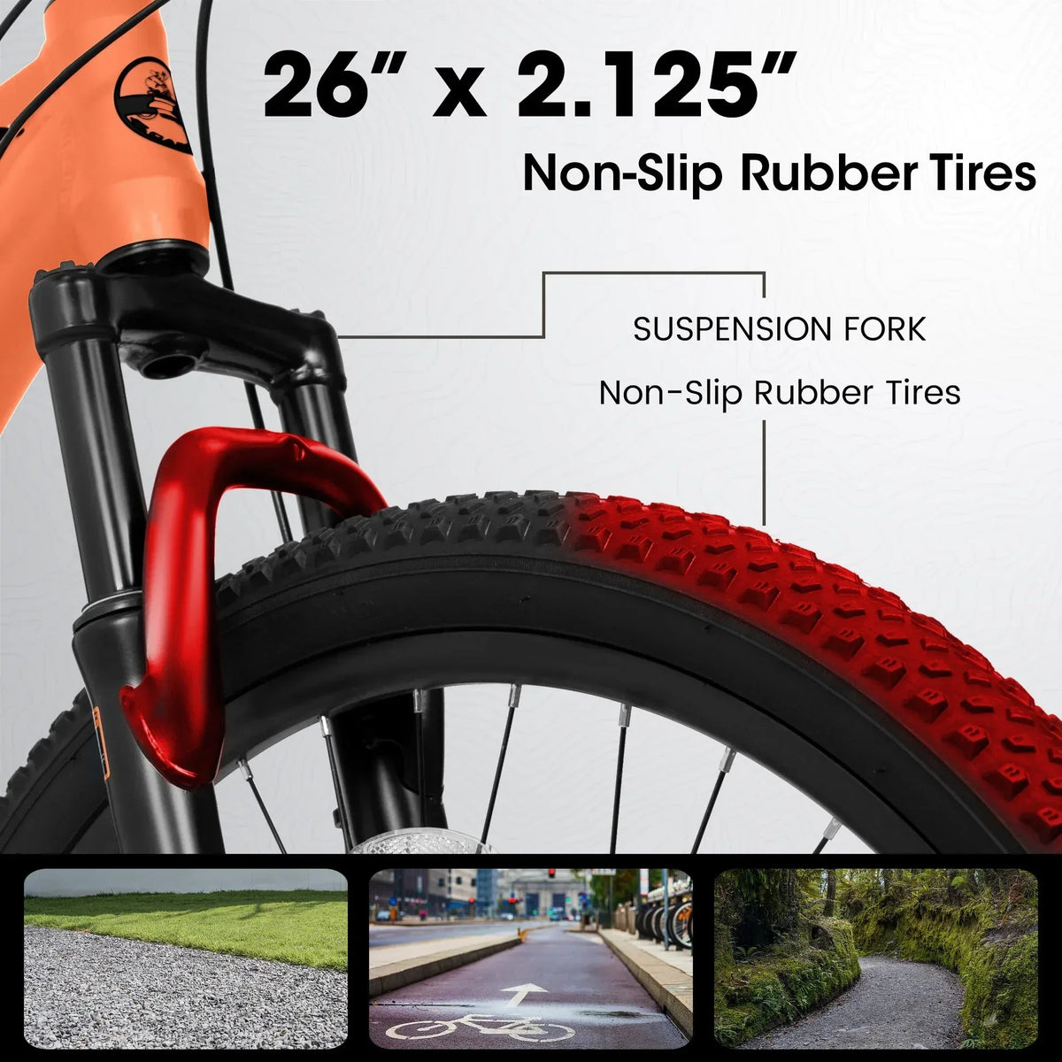 A26322 TrailLite™ – 26" Aluminum Mountain Bike (21-Speed, Dual Disc, - Trustymall