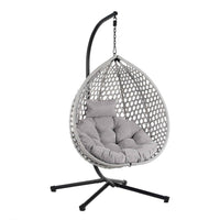 Versatile Hanging Egg Chair for Indoor and Outdoor Use