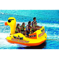WOW Watersports Mega Ducky 5P Towable with Extra High Backrest