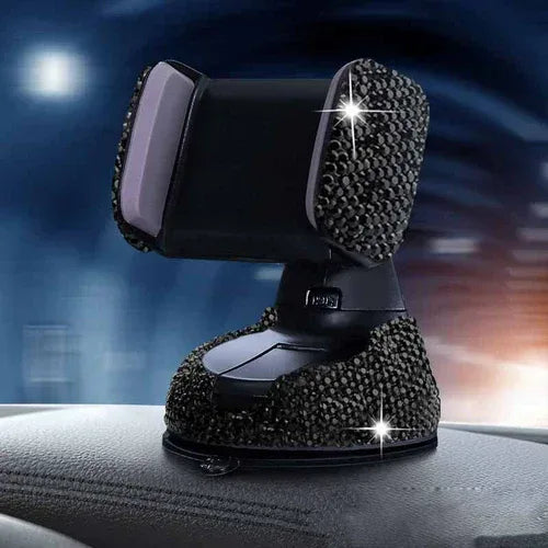 Multifunctional Air Outlet Diamond-encrusted Car Phone Holder - Trustymall