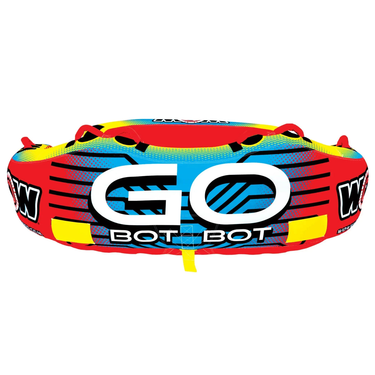 WOW Watersports Go Bot Towable Water Tube for 1 to 3 Riders - Trustymall