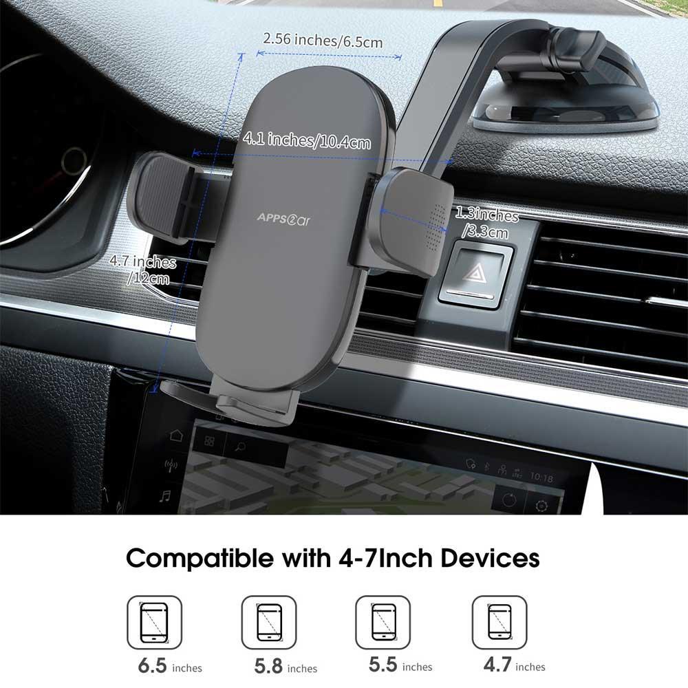Universal Suction Phone Car Mount Dashboard - Trustymall