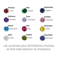 Fingerprint Necklace, Fingerprint Jewelry With Birthstone - Trustymall