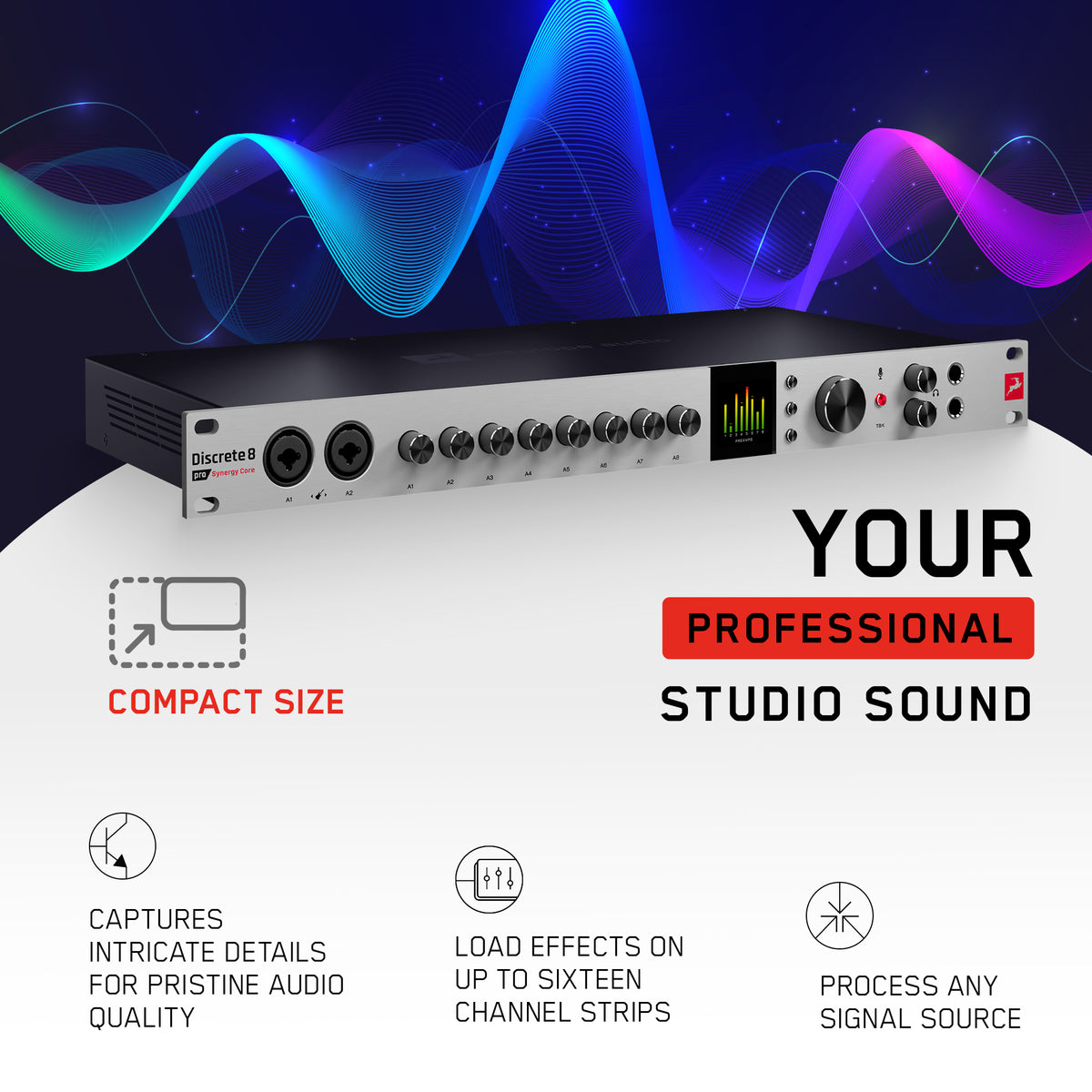 Antelope Audio - Discrete 8 Pro SC | USB & TB Audio Interface