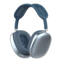 Close-up of black wireless sport Bluetooth in-ear headphones with ear tips and ear hooks.