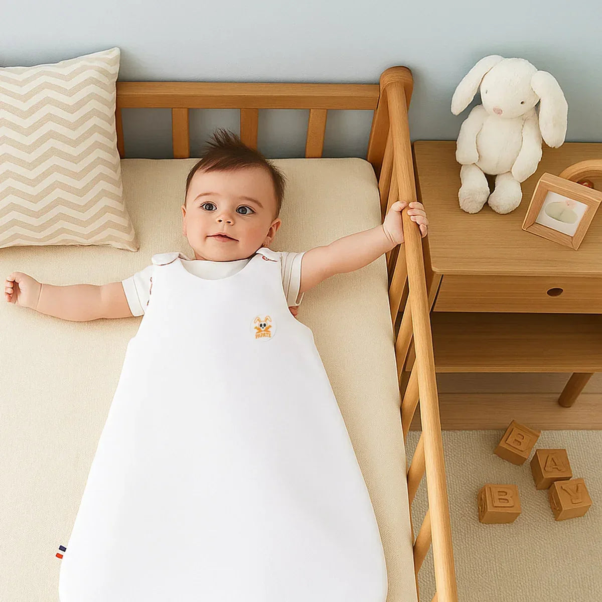 Organic Cotton Sleeping Bag - Saxe - Trustymall