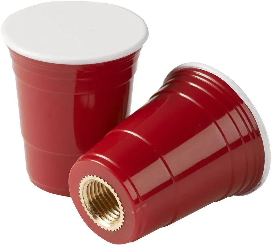 Red Cup Living Tire Valve Caps - Set of 2 - Trustymall