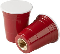 Red Cup Living Tire Valve Caps - Set of 2 - Trustymall