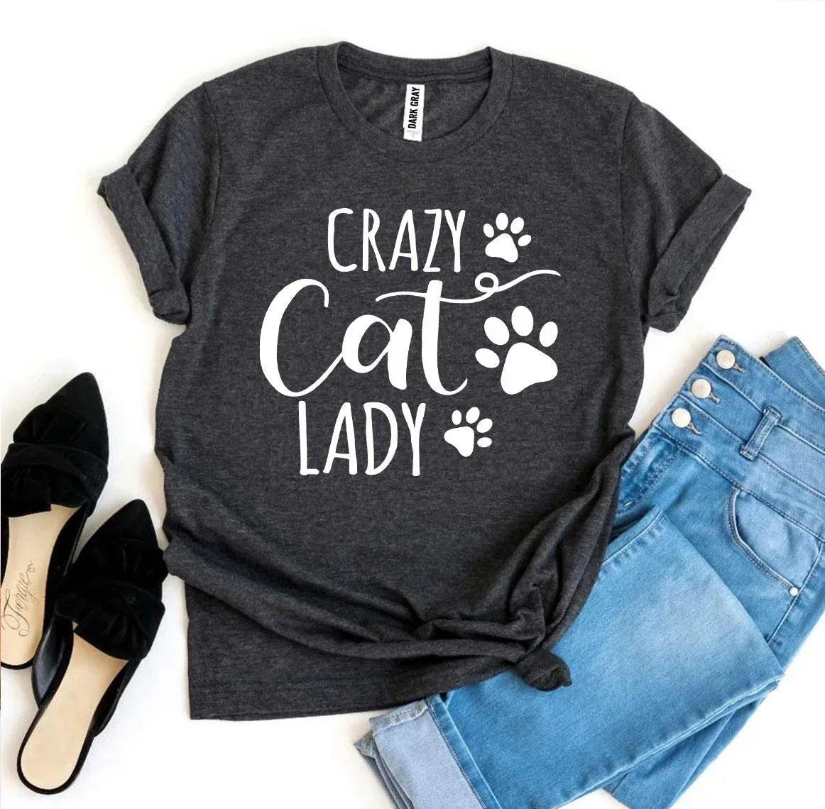 Crazy Cat Lady T-shirt - Trustymall