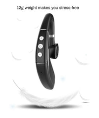 Graphic highlighting Bluetooth 5.0 chip and 10 meter wireless transmission range.
