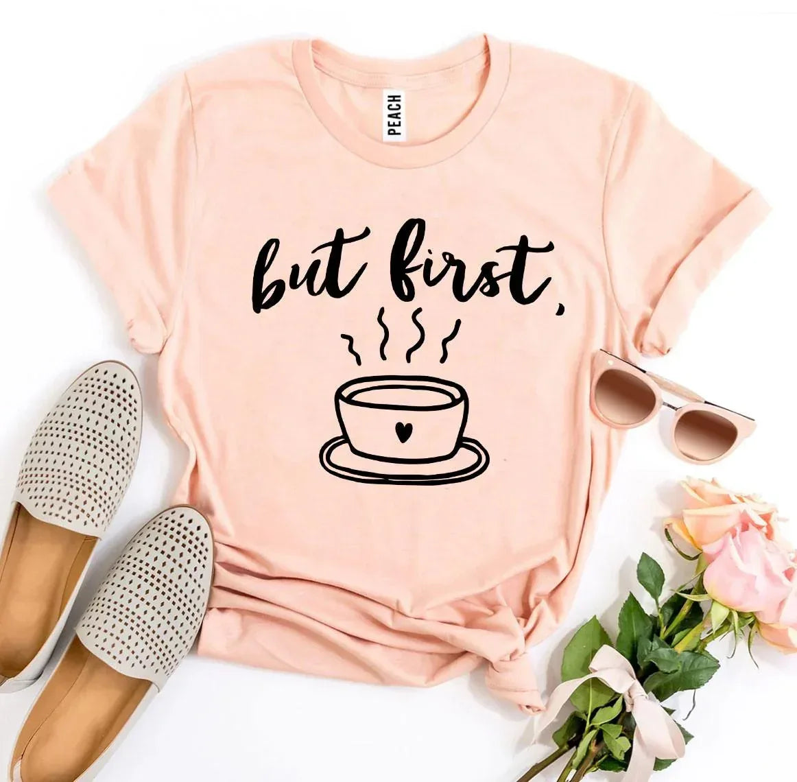 But First Coffee T-shirt - Trustymall