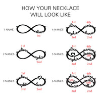 Mom Bracelet With Kids Names, Infinity Bracelet With Names,Mom Jewelry - Trustymall