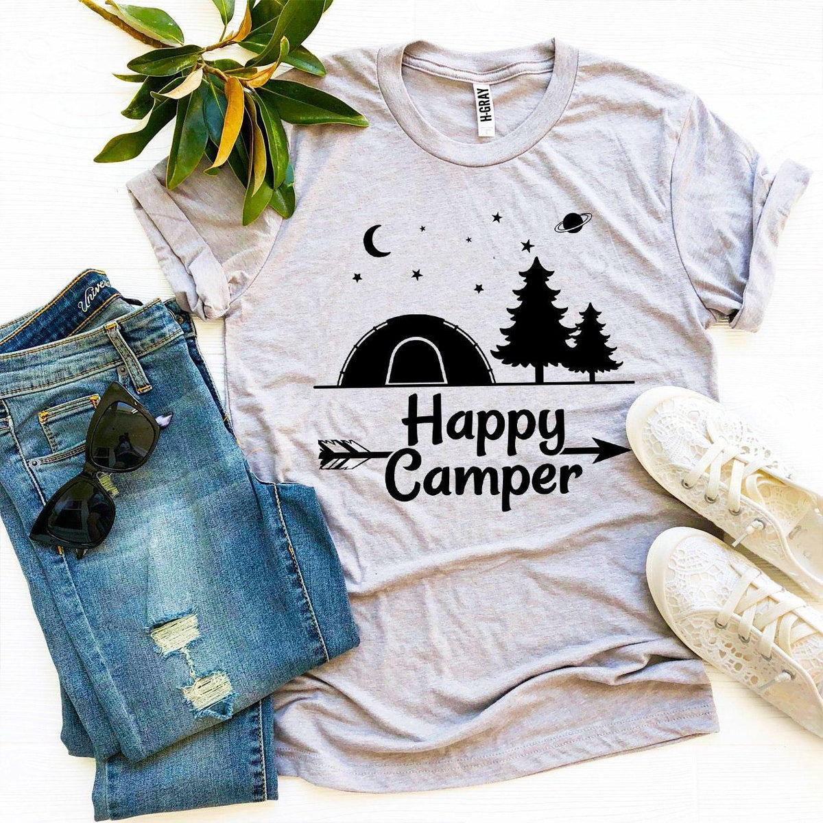 Happy Camper T-shirt - Trustymall