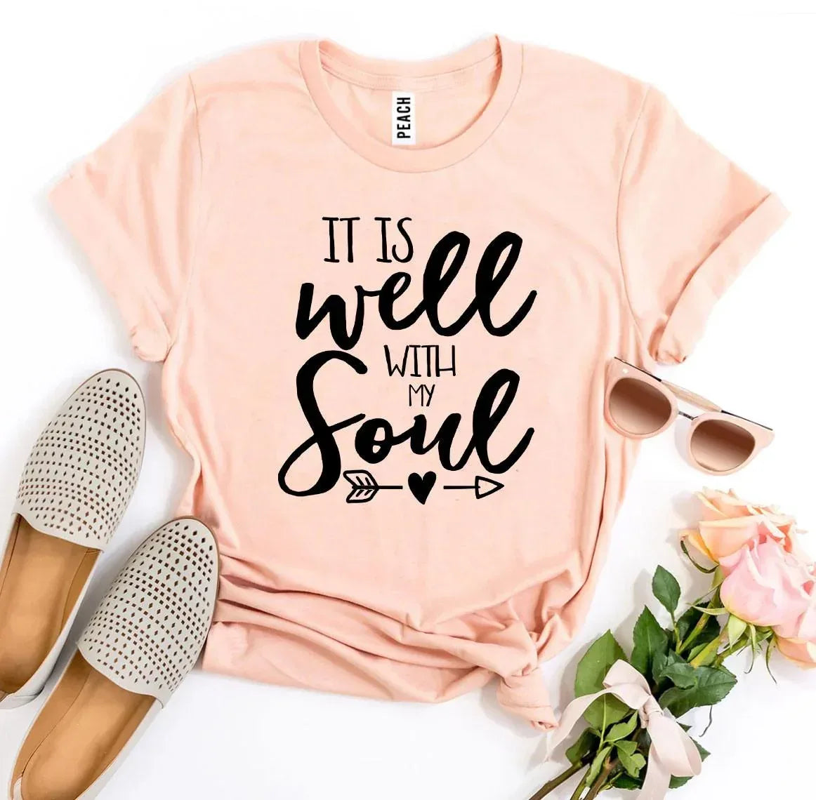 It Is Well With My Soul T-shirt - Trustymall
