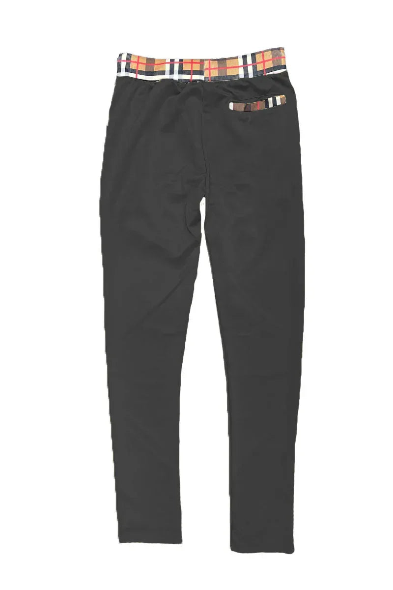Checkered Polo and Pant Set - Trustymall