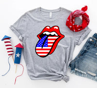 USA Lips 4th of July T-shirt - Trustymall