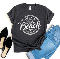 Life’s a Beach Enjoy The Waves T-shirt - Trustymall