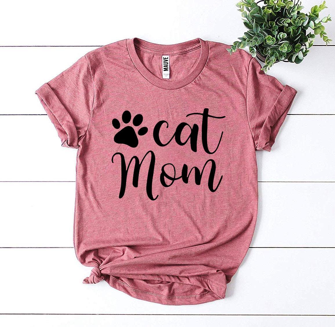Cat Mom T-shirt - Trustymall