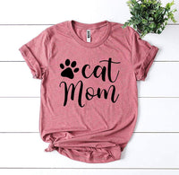 Cat Mom T-shirt - Trustymall