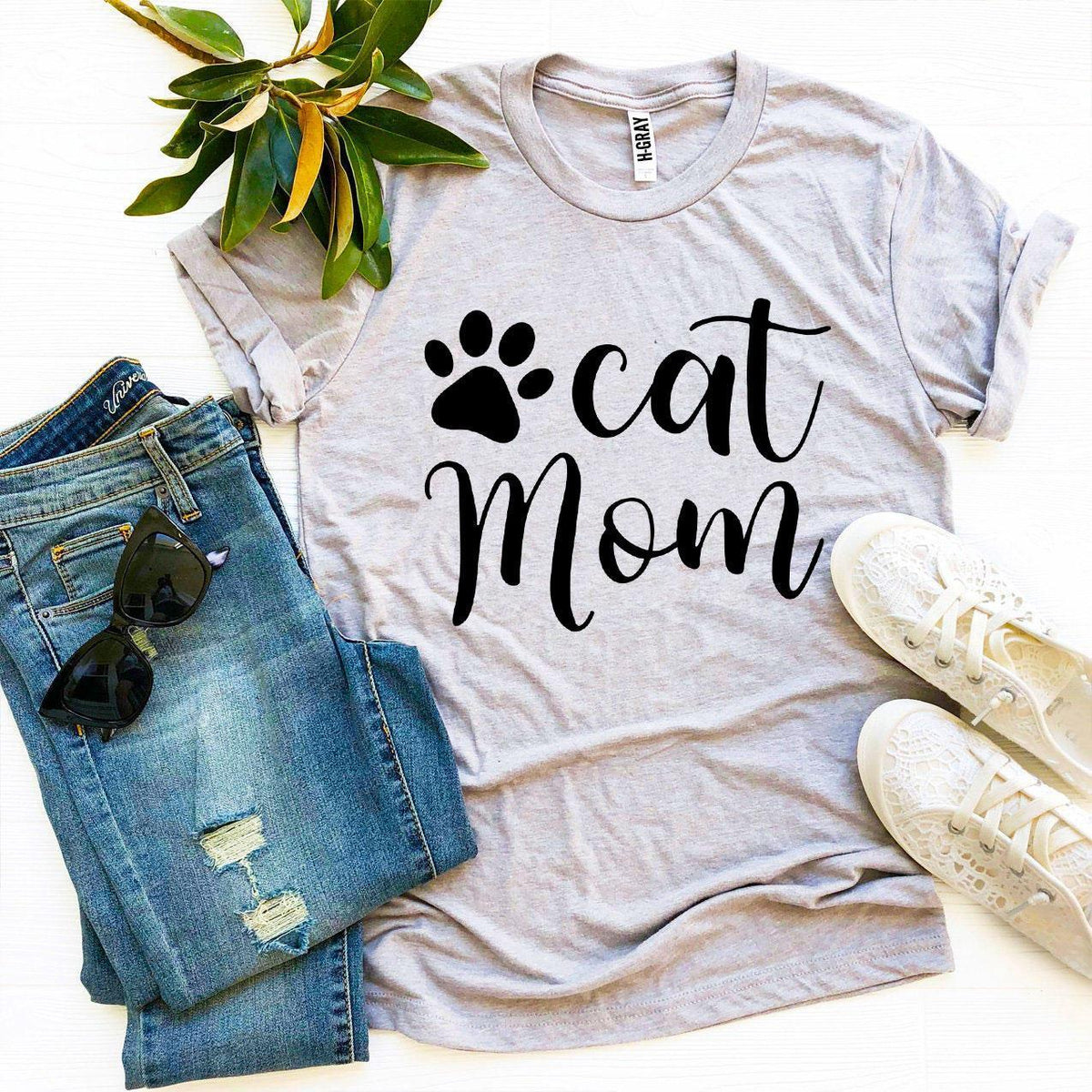 Cat Mom T-shirt - Trustymall