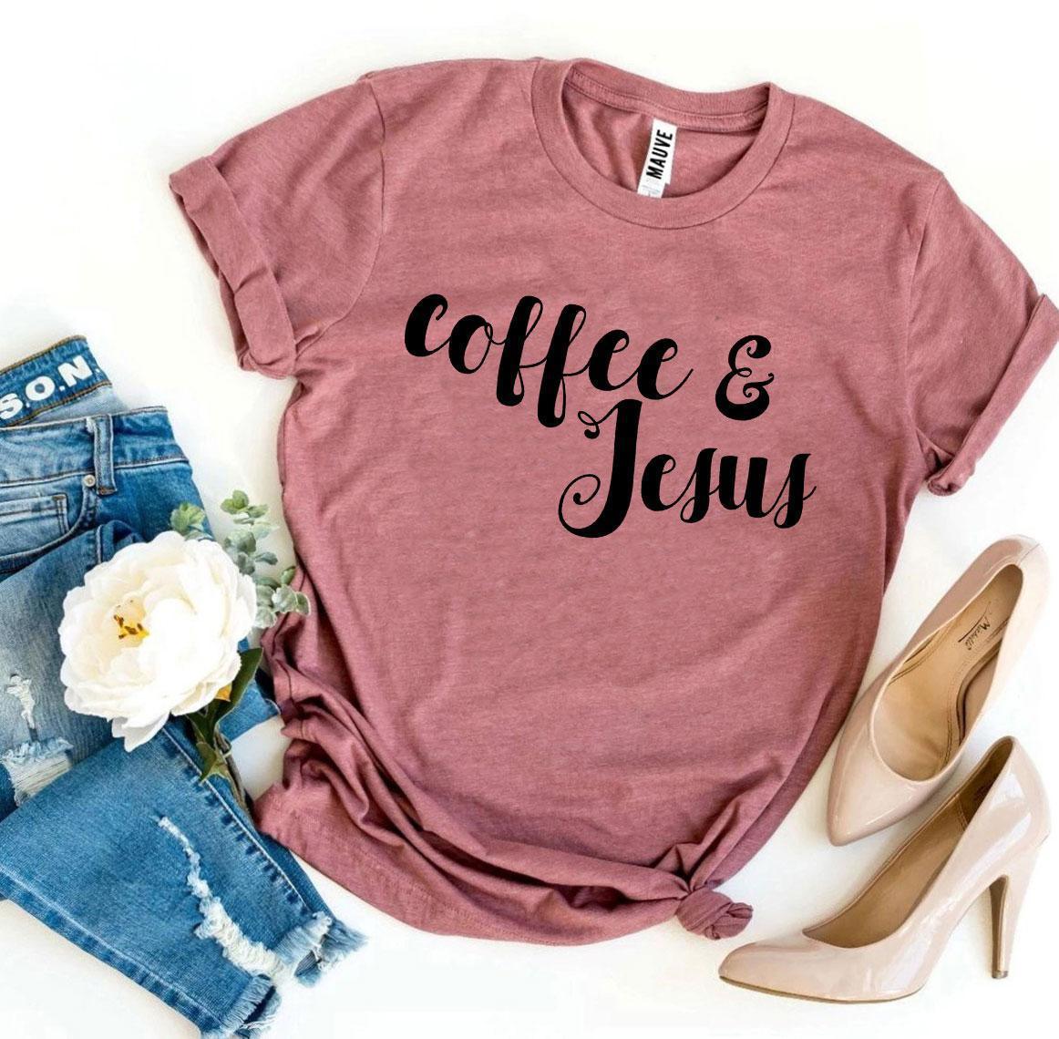 Coffee And Jesus T-shirt - Trustymall
