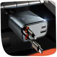 Retractable Car Charger [69W USB C Car Charger - Trustymall