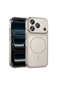 Top view showing precise cutouts on the iPhone 17 Pro case for ports and buttons.