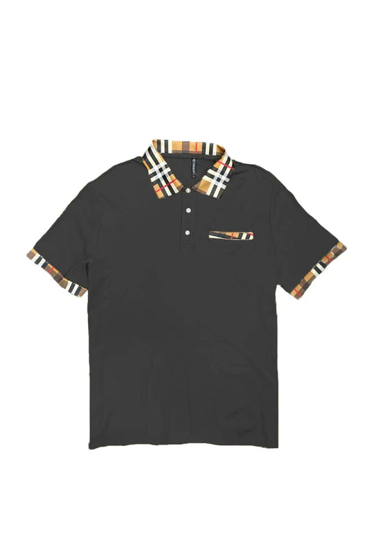 Ekose Polo Tişört ve Pantolon Takımı