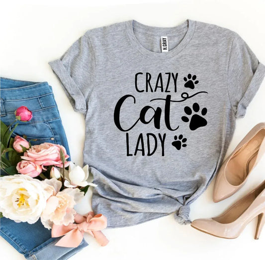 Crazy Cat Lady T-shirt - Trustymall