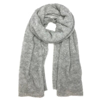 Gray Ultra Plush Alpaca Scarf - Trustymall